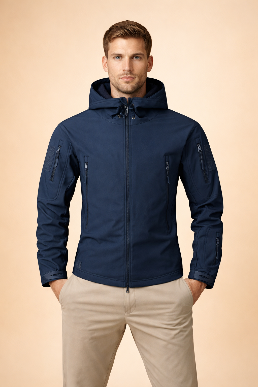 Kapuzenjacke für Herren im Regular Fit