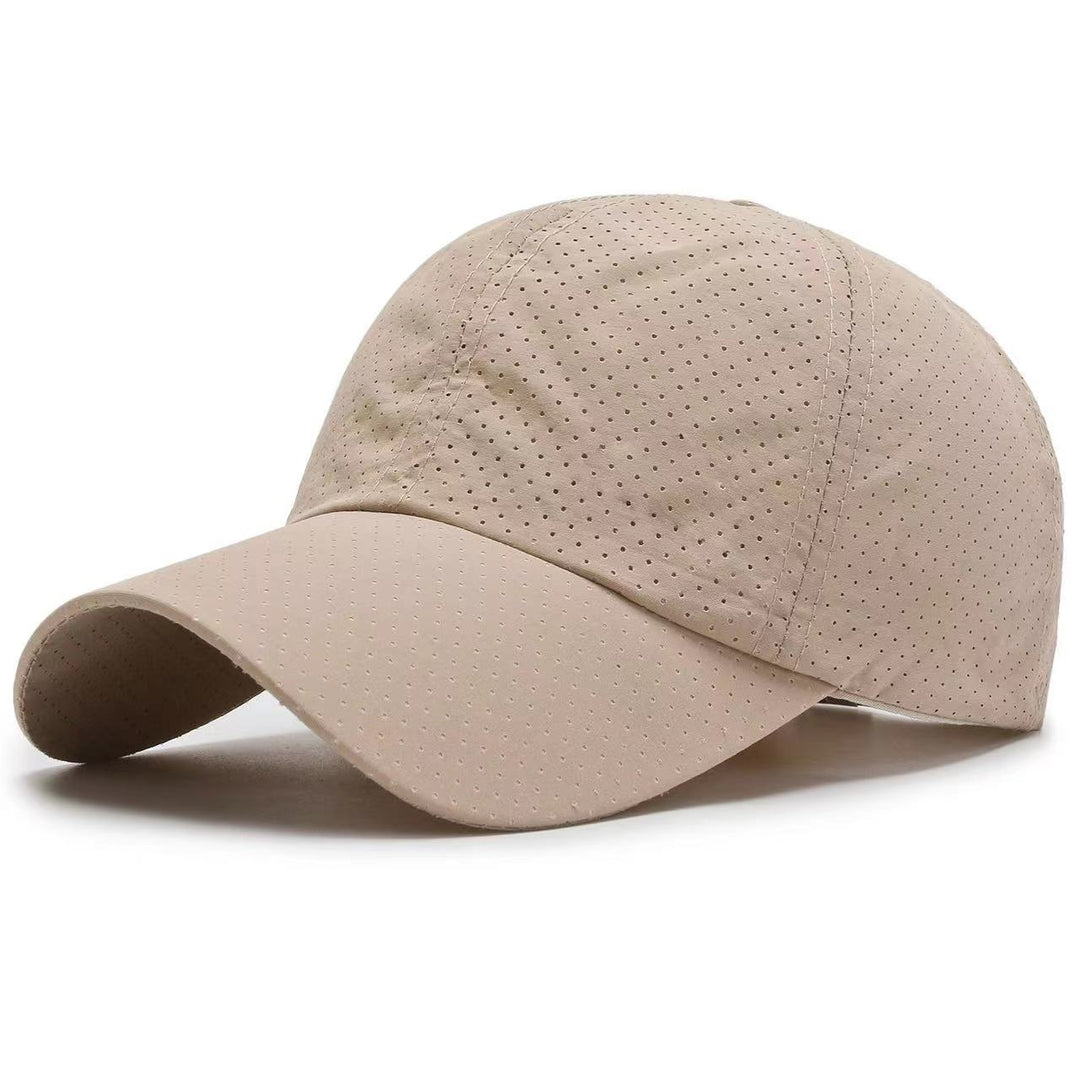 Sportcap mit Mesh-Einsätzen - beige