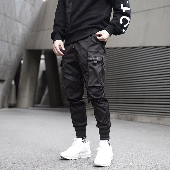 Cargo-Jogginghose für Herren mit Riemendetails