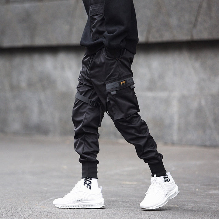 Cargo-Jogginghose für Herren mit Riemendetails