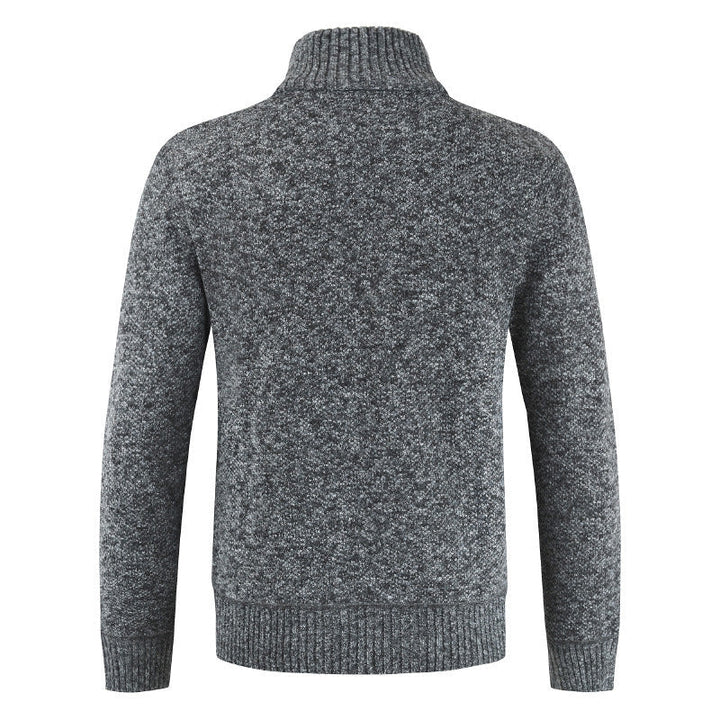 Strickjacke für Herren mit Stehkragen