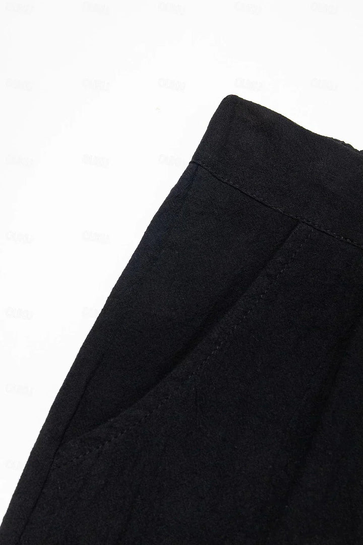 Finn | Plissee Shorts mit Umschlag