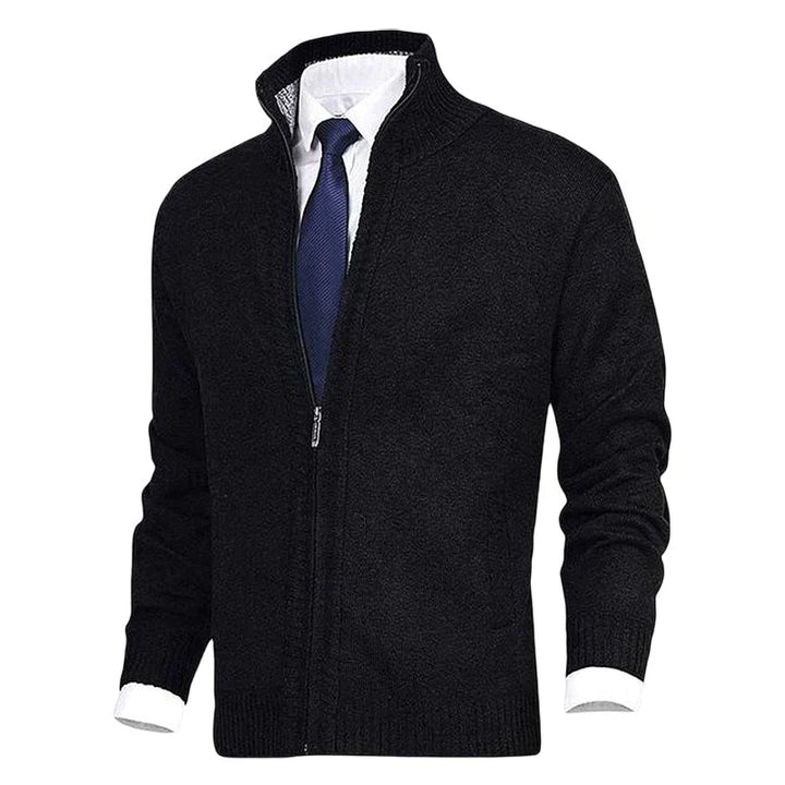 John | Herren Strickjacke mit Reißverschluss