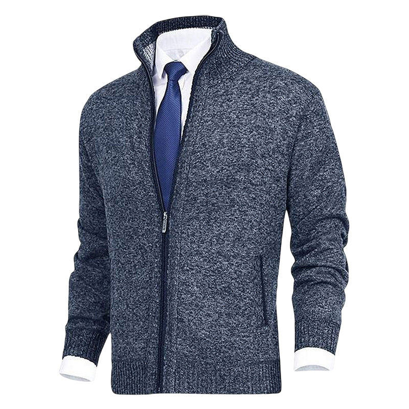 John | Herren Strickjacke mit Reißverschluss