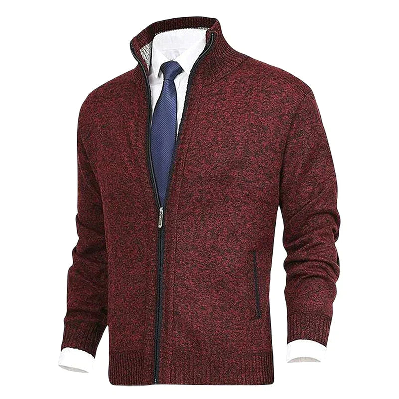 John | Herren Strickjacke mit Reißverschluss