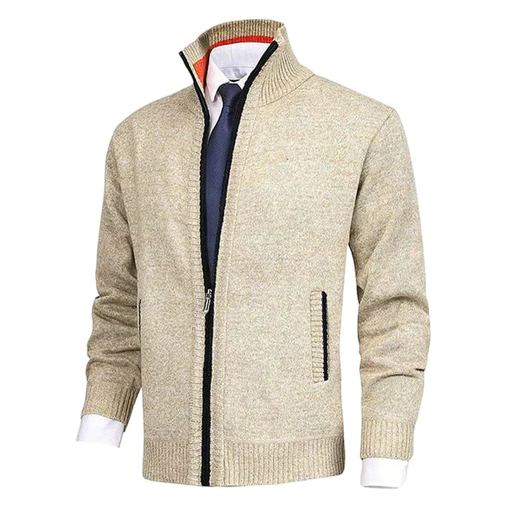 John | Herren Strickjacke mit Reißverschluss