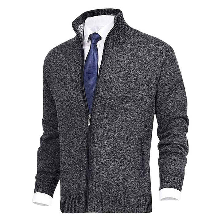 John | Herren Strickjacke mit Reißverschluss