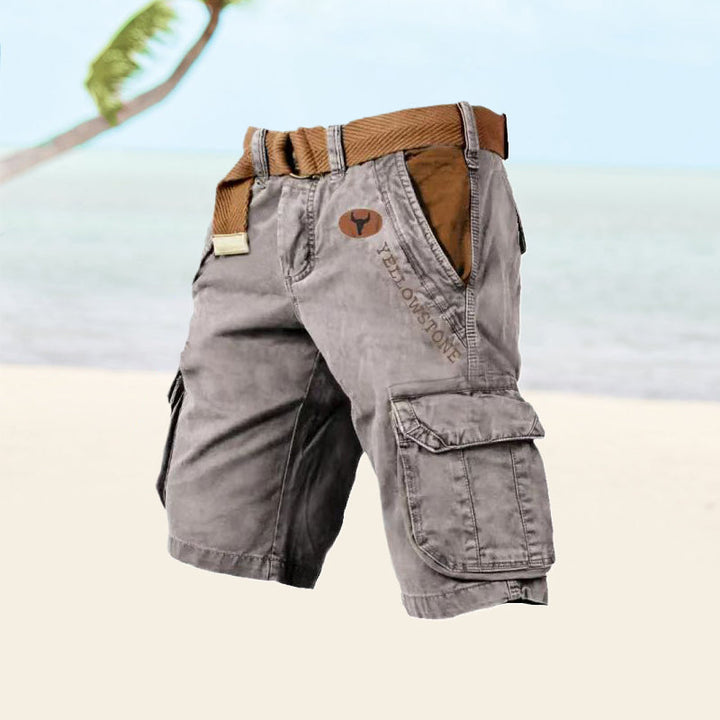 Lars | Herren Cargo Shorts mit Gürtel
