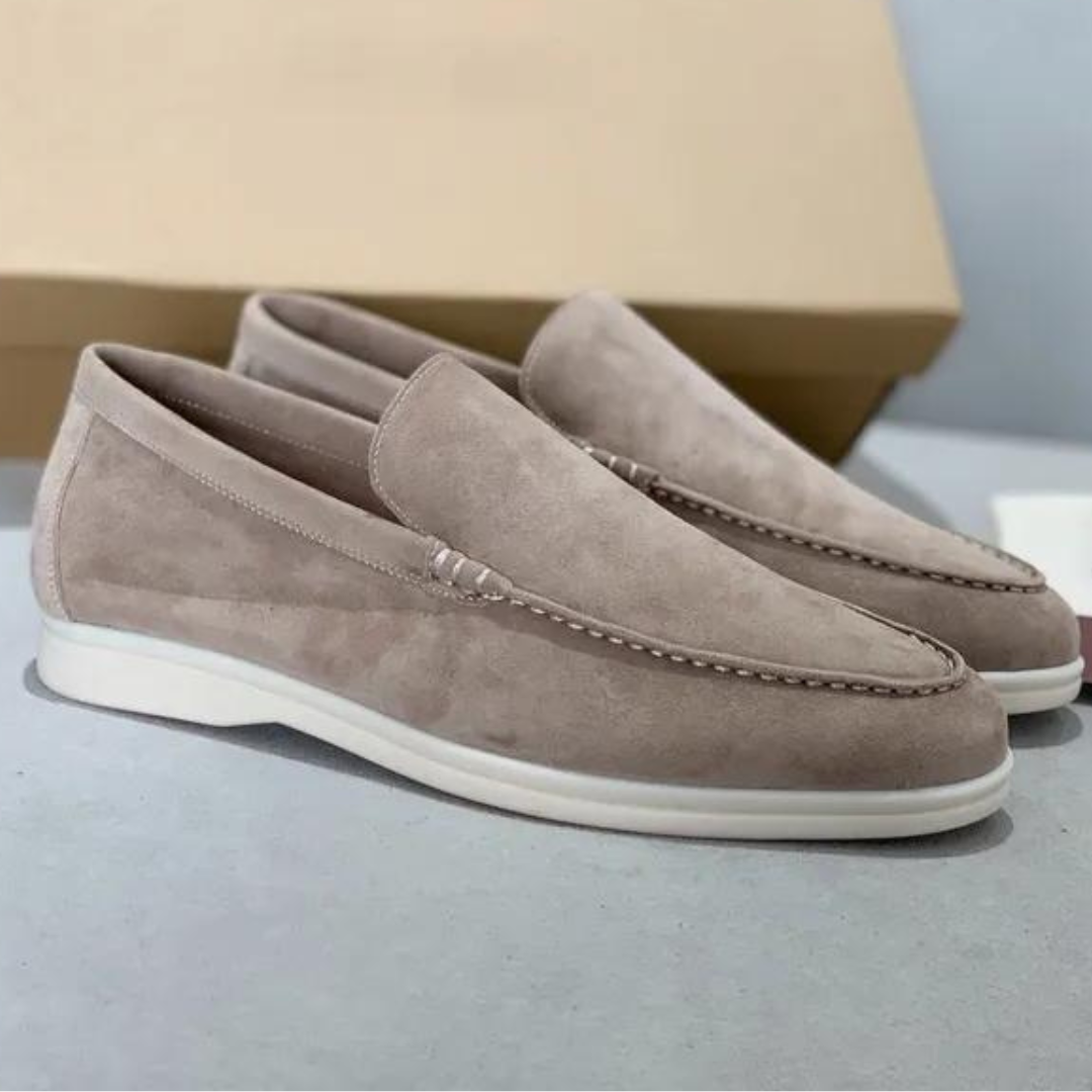 Lucas | Men's Suede Loafers with Light Sole