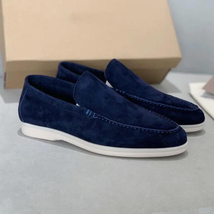 Lucas | Men's Suede Loafers with Light Sole