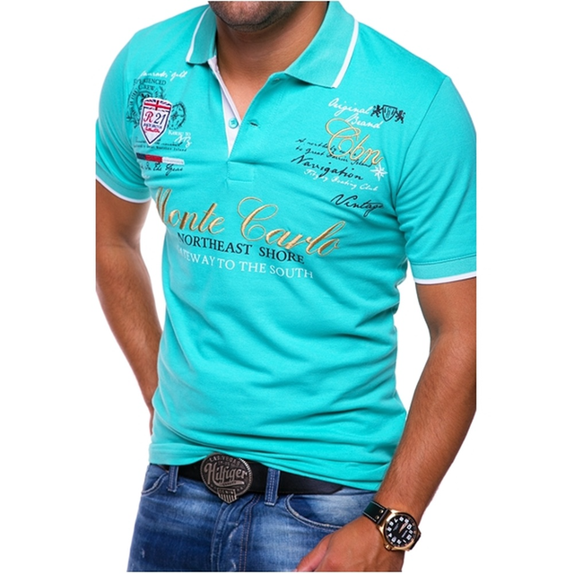 Tobias | Herren Polo Shirt mit Brustprint