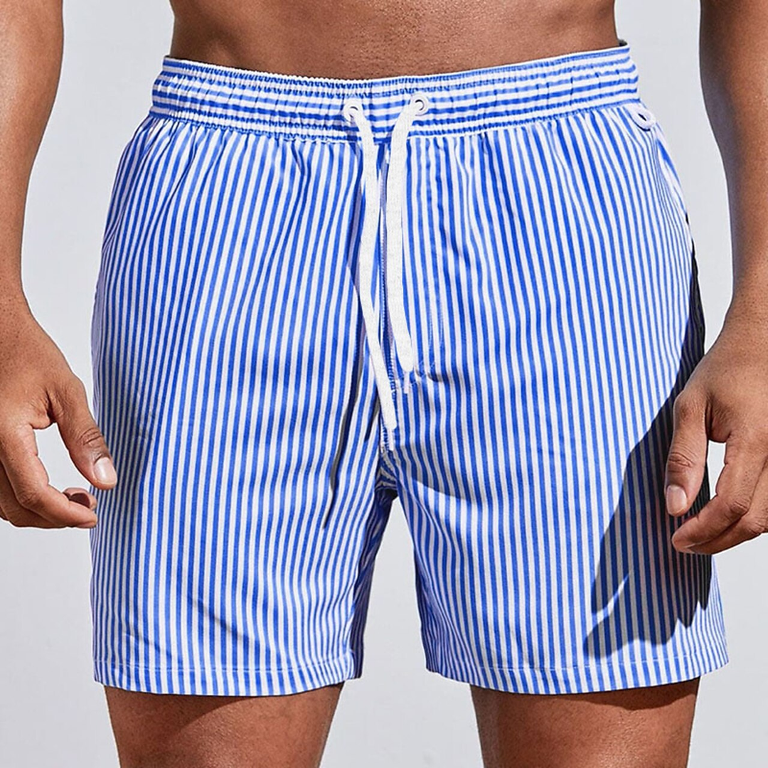 Sven | Gestreifte Shorts mit Kordelzug