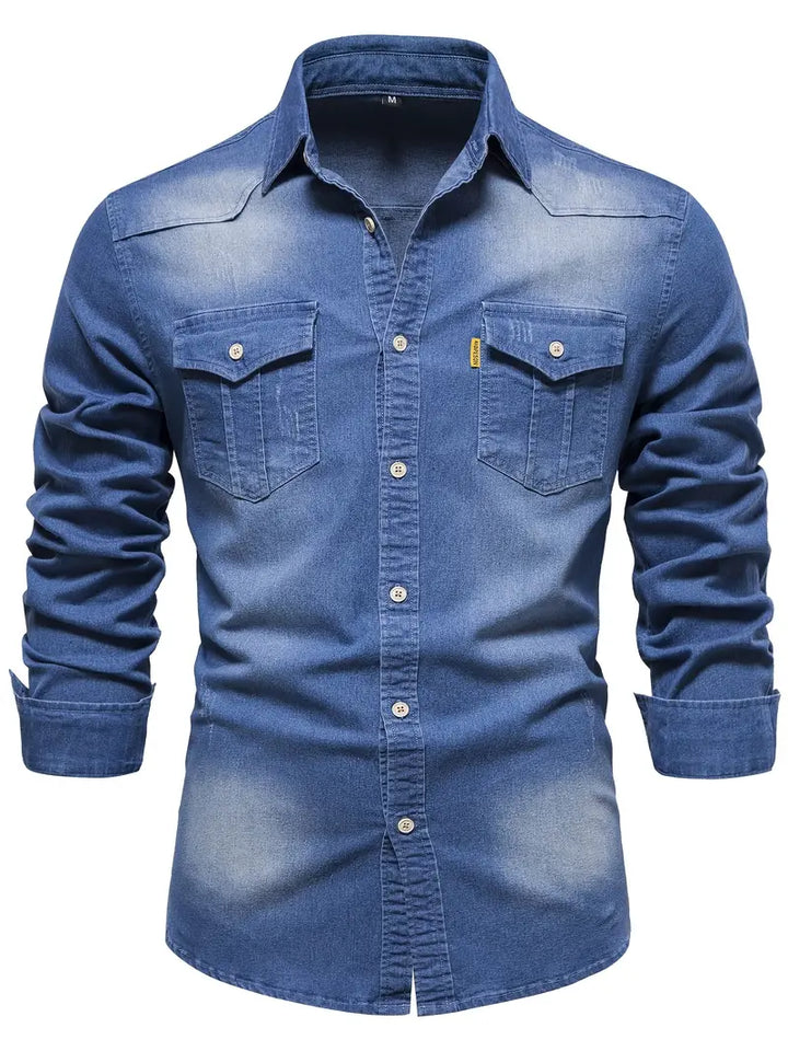 Martin | Herren Denim Hemd mit Stretch