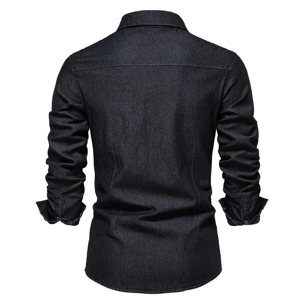 Martin | Herren Denim Hemd mit Stretch