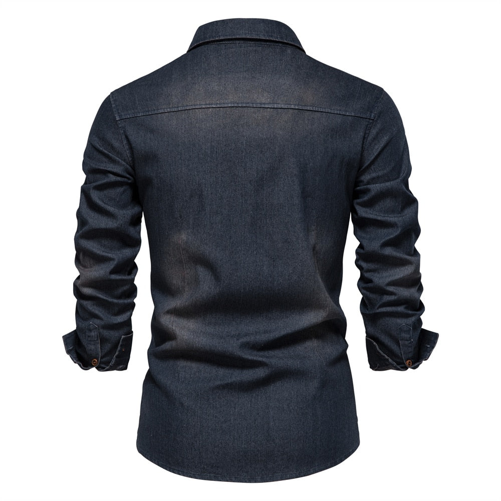 Martin | Herren Denim Hemd mit Stretch