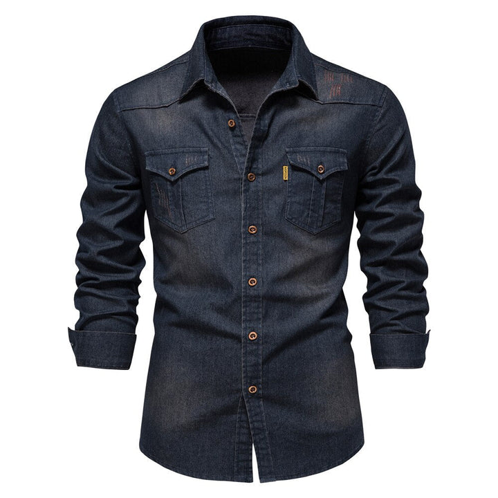 Martin | Herren Denim Hemd mit Stretch