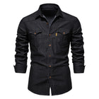 Martin | Herren Denim Hemd mit Stretch