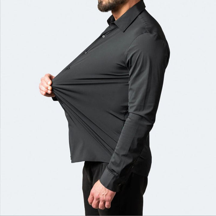 Maxim | Herren Stretch Hemd mit langem Arm