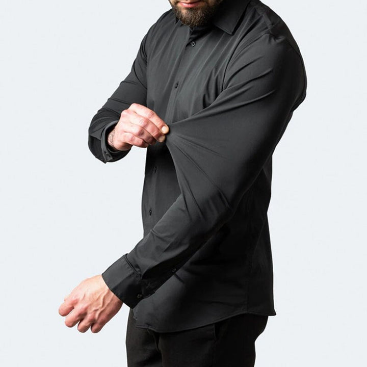 Maxim | Herren Stretch Hemd mit langem Arm