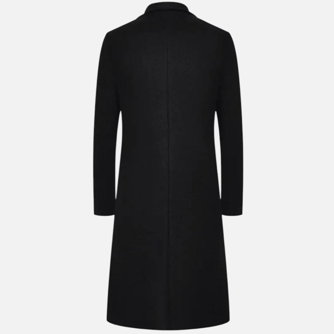 Mantel für Herren in Slim-Fit Knielänge