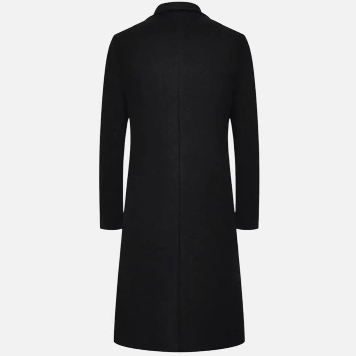 Mantel für Herren in Slim-Fit Knielänge
