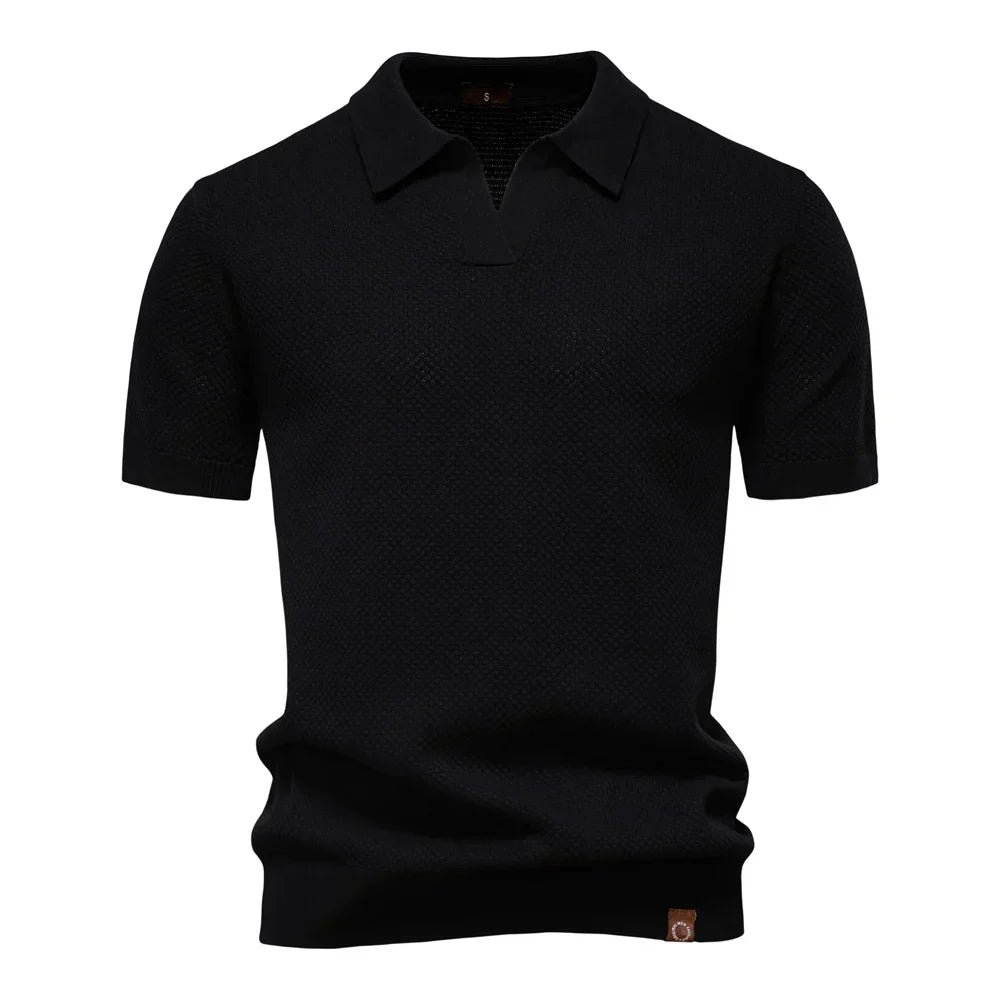 Niklas | Herren Polo Shirt mit Struktur
