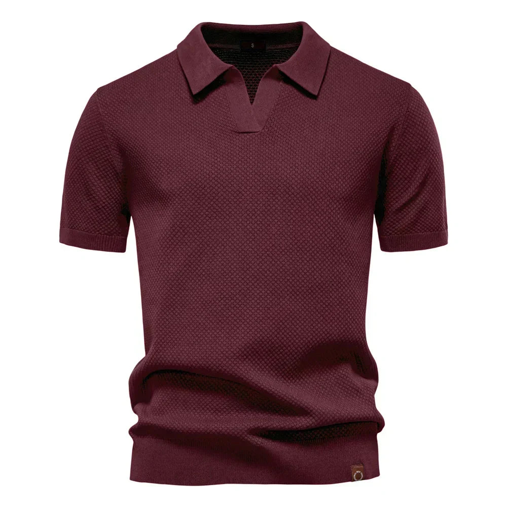 Niklas | Herren Polo Shirt mit Struktur