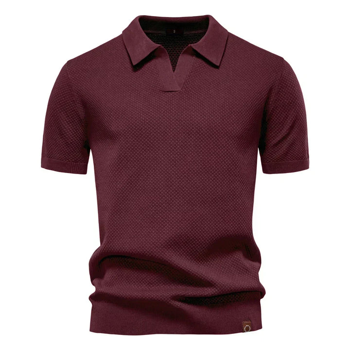 Niklas | Herren Polo Shirt mit Struktur