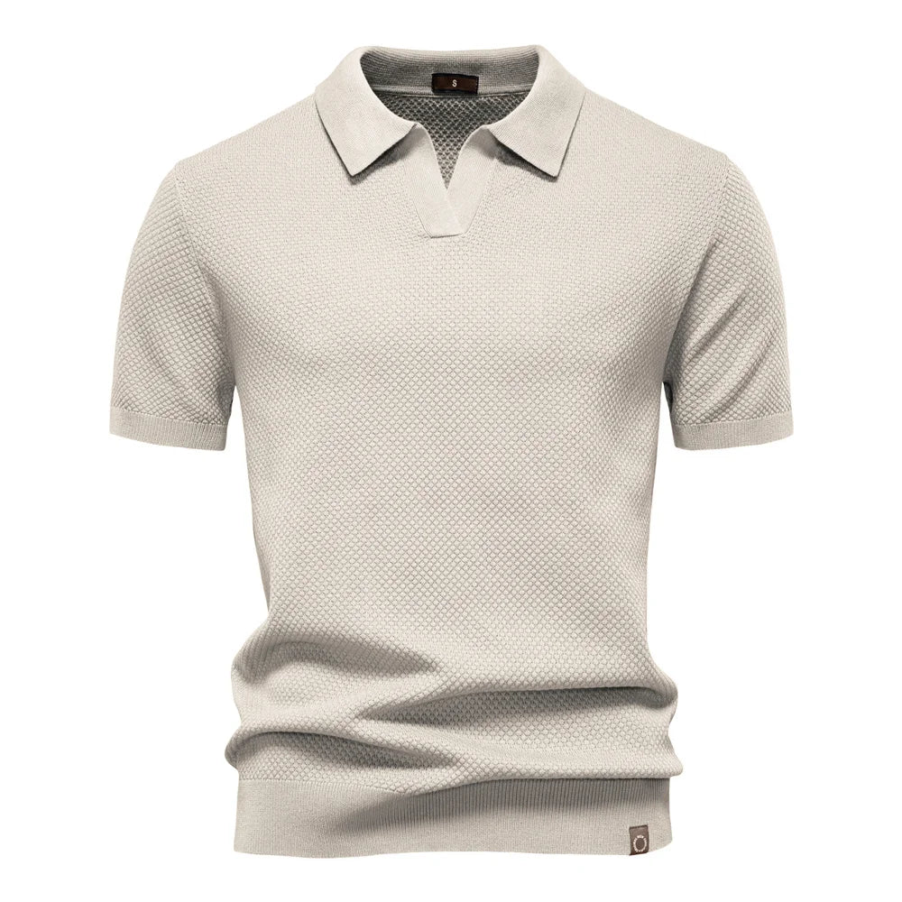 Niklas | Herren Polo Shirt mit Struktur