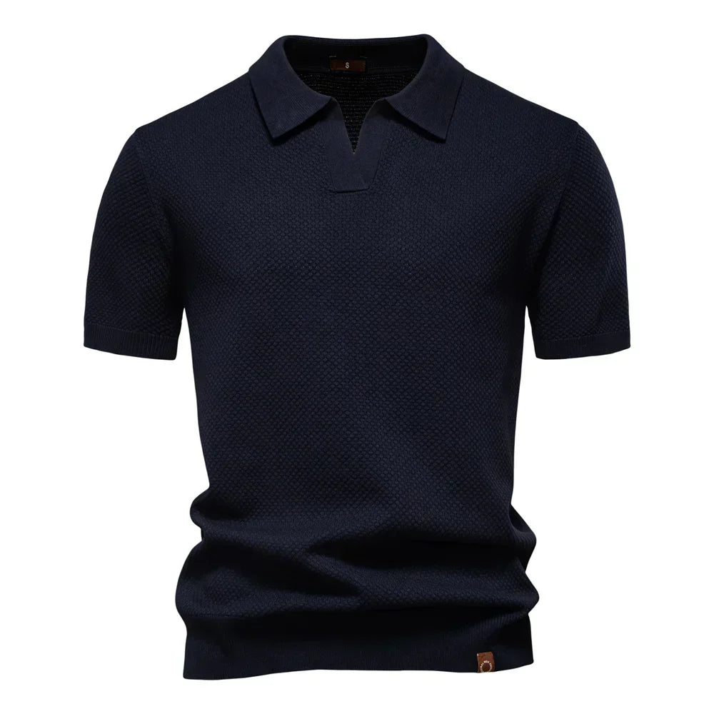 Niklas | Herren Polo Shirt mit Struktur