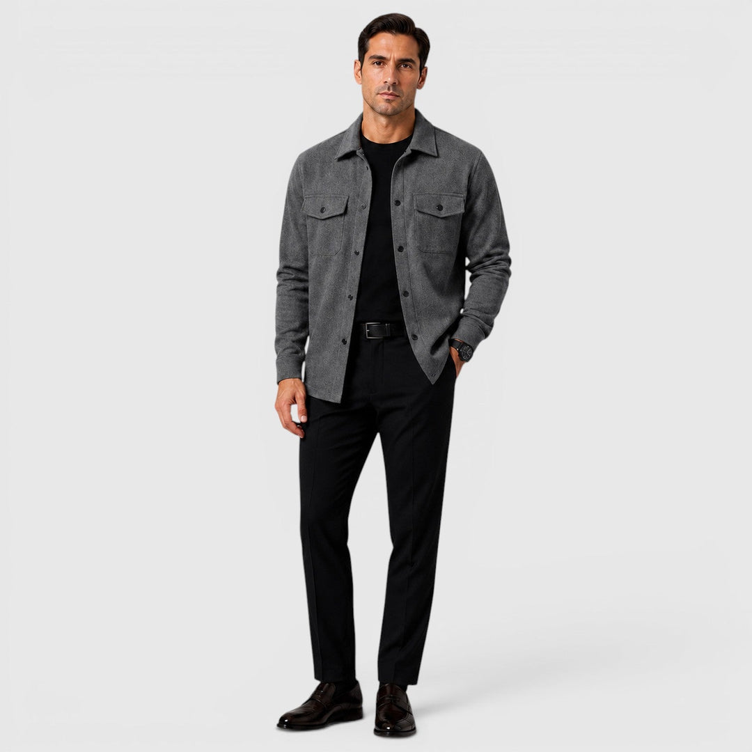 Ruben | Herren Overshirt mit angerauter Optik