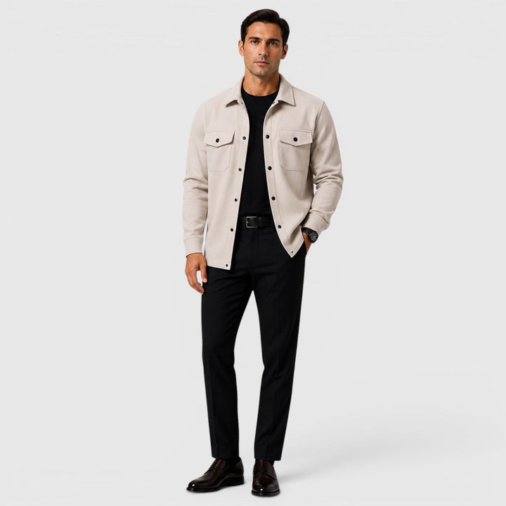 Ruben | Herren Overshirt mit angerauter Optik