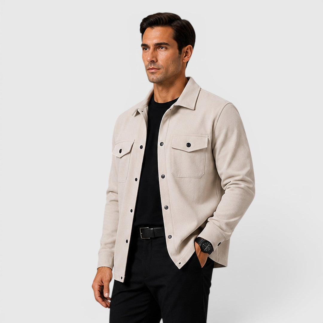 Ruben | Herren Overshirt mit angerauter Optik