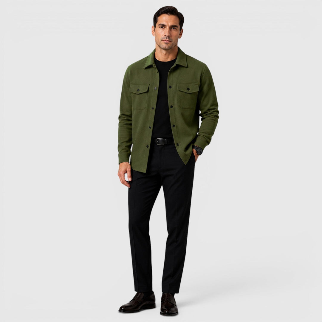Ruben | Herren Overshirt mit angerauter Optik