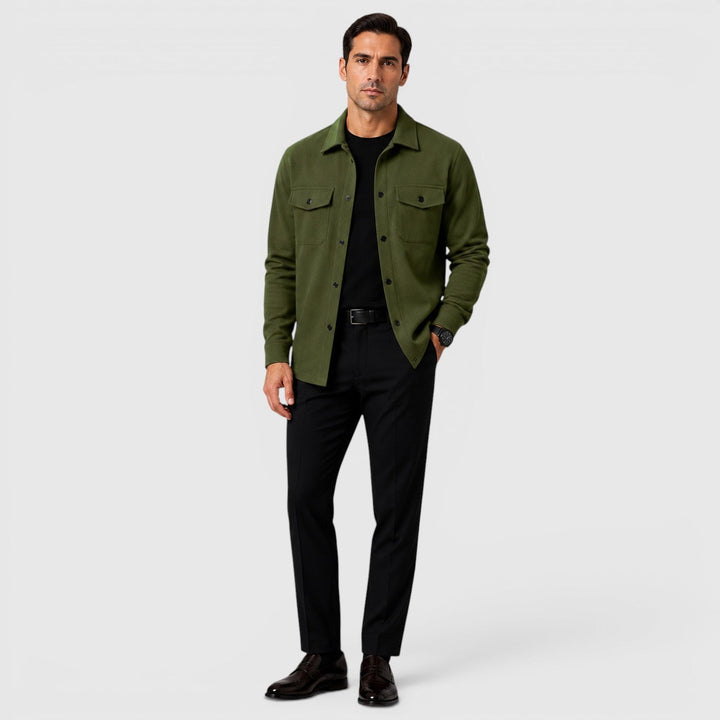 Ruben | Herren Overshirt mit angerauter Optik