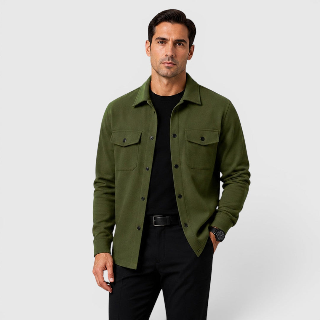 Ruben | Herren Overshirt mit angerauter Optik