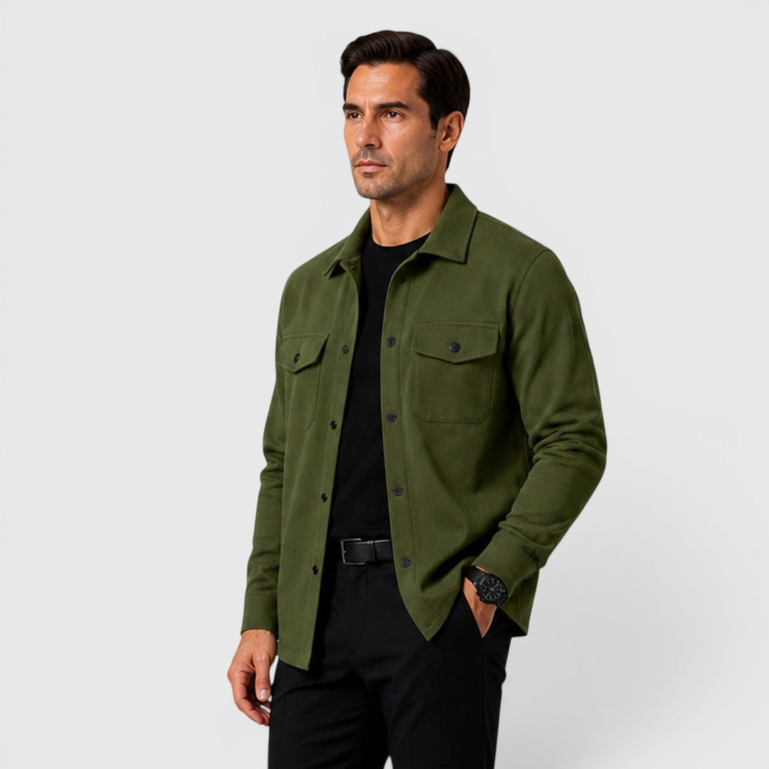 Ruben | Herren Overshirt mit angerauter Optik
