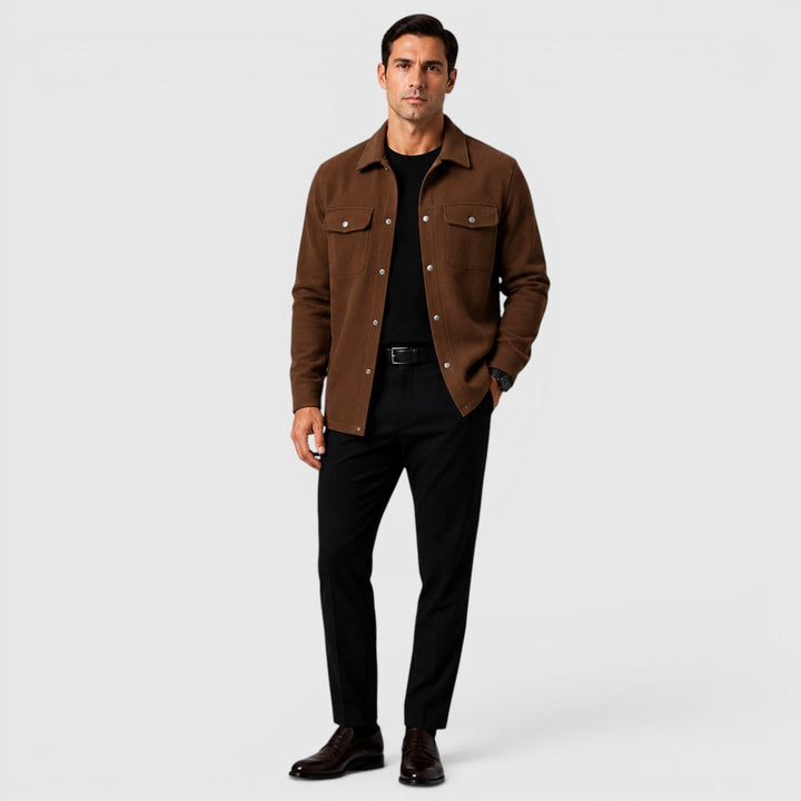 Ruben | Herren Overshirt mit angerauter Optik