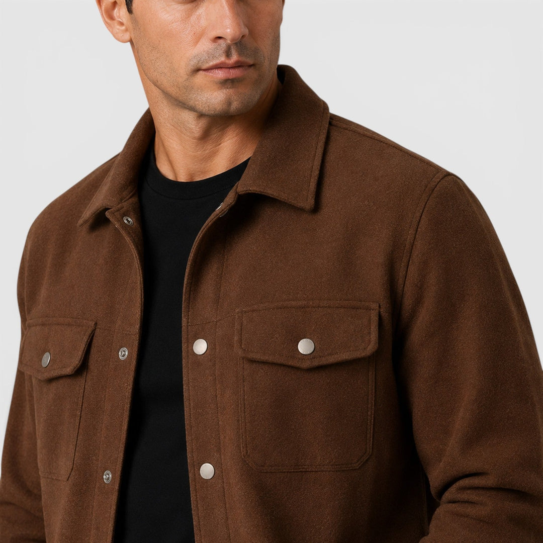 Ruben | Herren Overshirt mit angerauter Optik