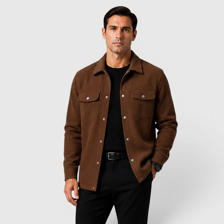 Ruben | Herren Overshirt mit angerauter Optik