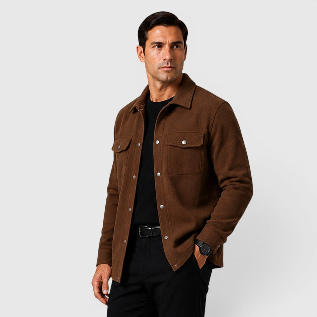 Ruben | Herren Overshirt mit angerauter Optik