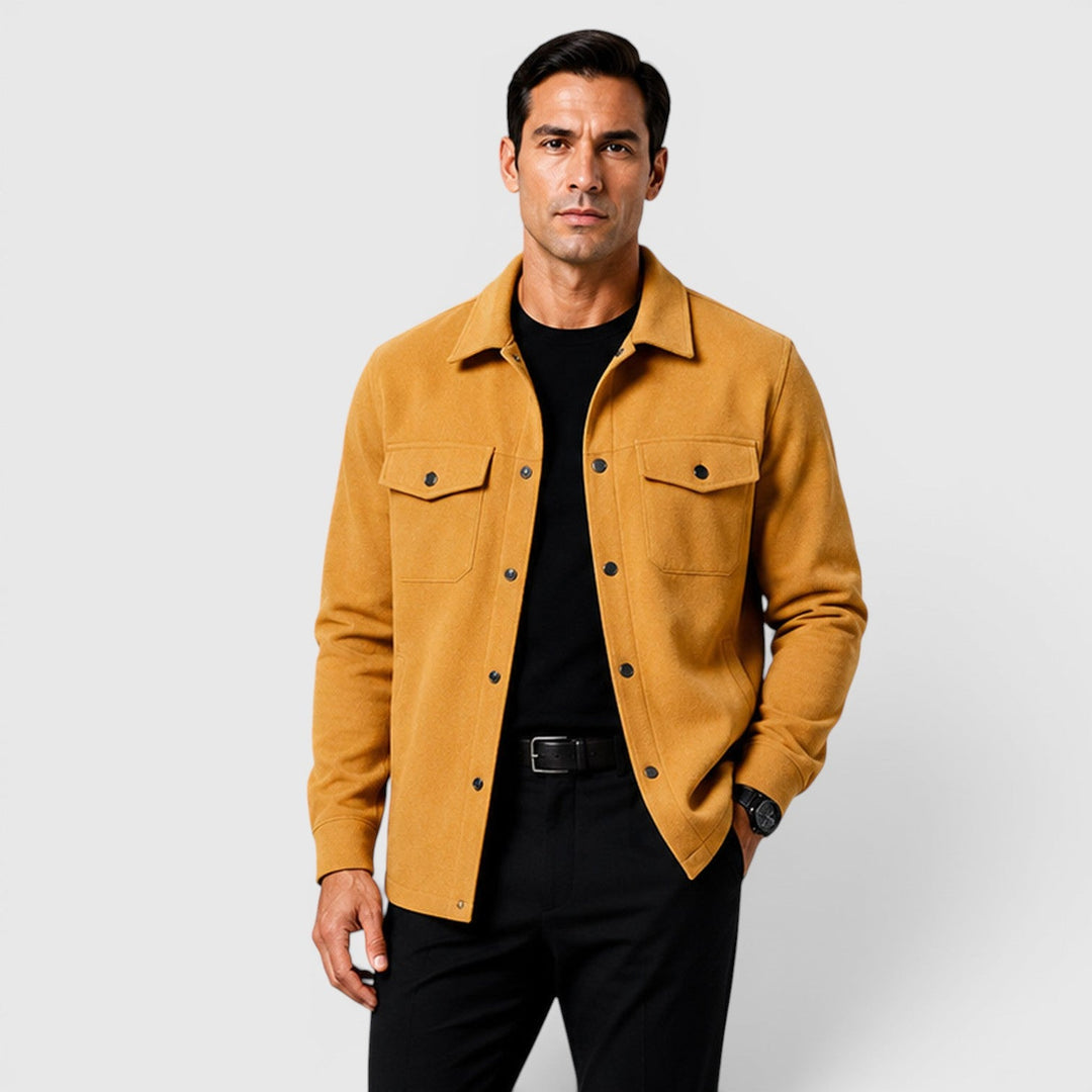 Ruben | Herren Overshirt mit angerauter Optik