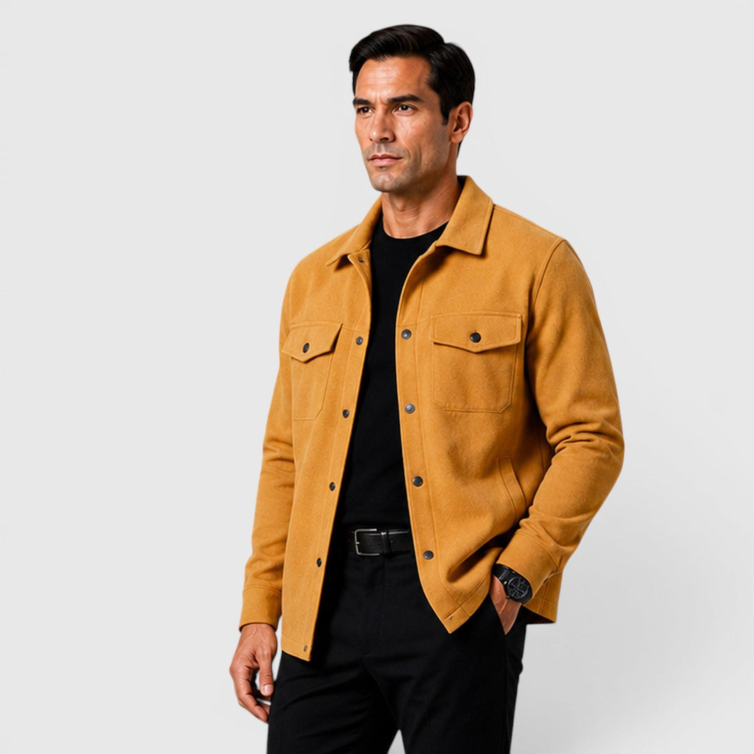 Ruben | Herren Overshirt mit angerauter Optik