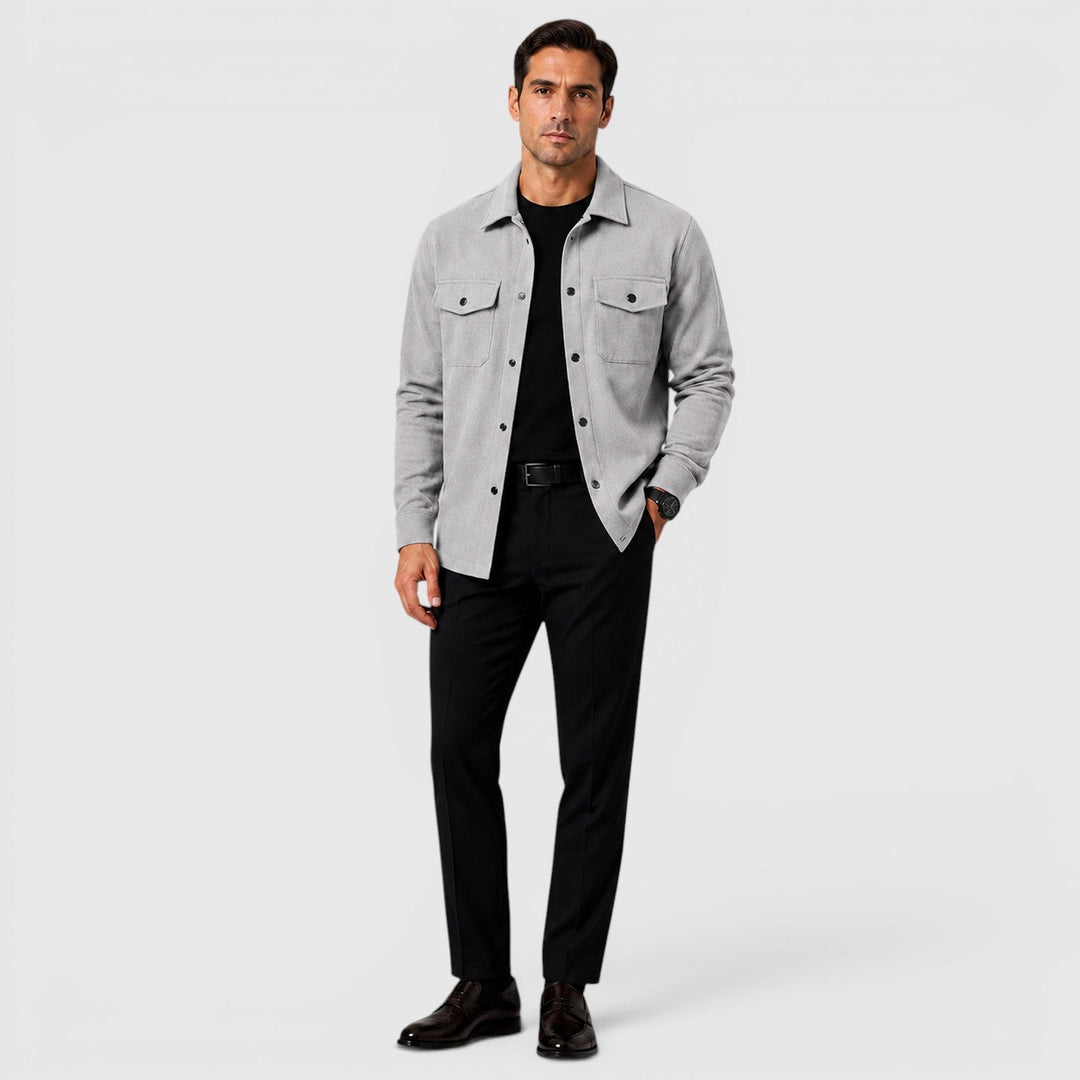 Ruben | Herren Overshirt mit angerauter Optik