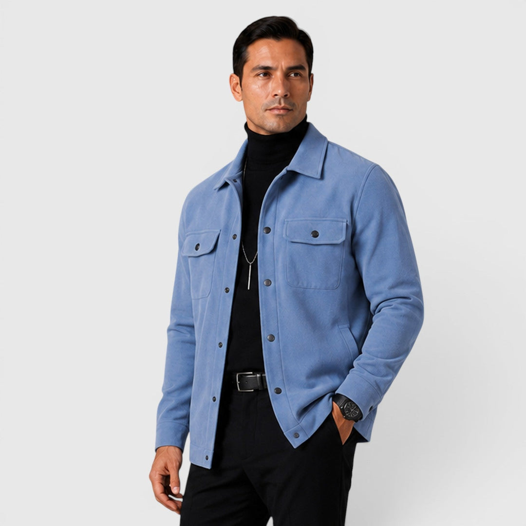 Ruben | Herren Overshirt mit angerauter Optik
