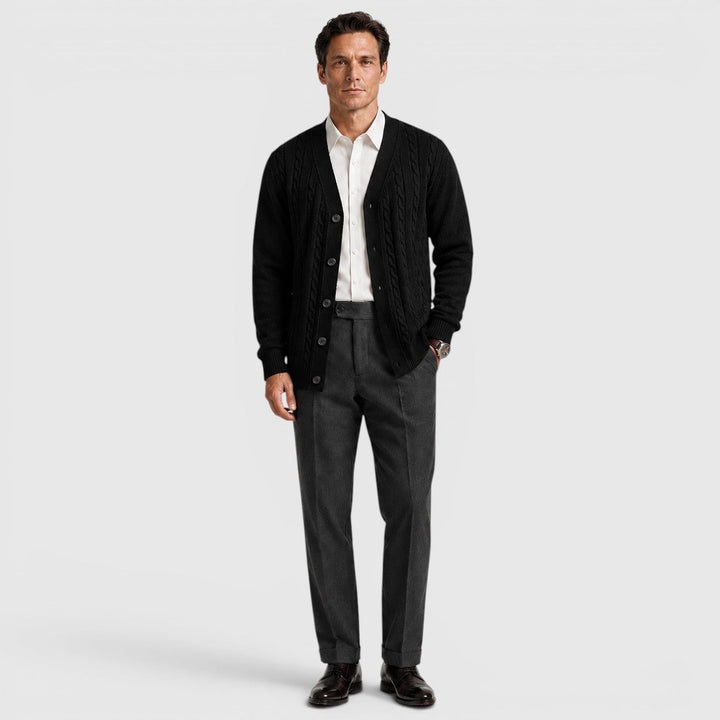 Sander | Herren Cardigan mit Knopfleiste