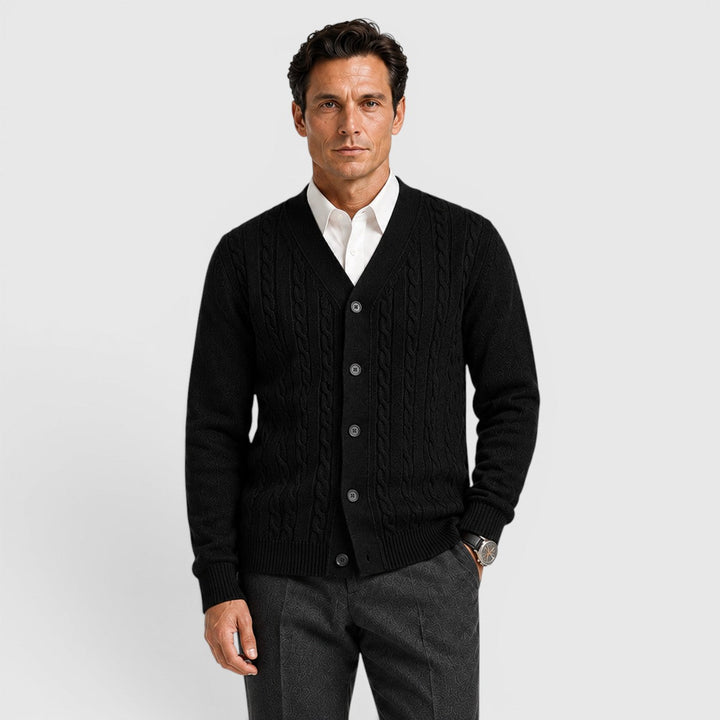 Sander | Herren Cardigan mit Knopfleiste