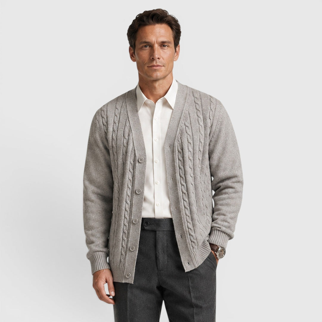 Sander | Herren Cardigan mit Knopfleiste