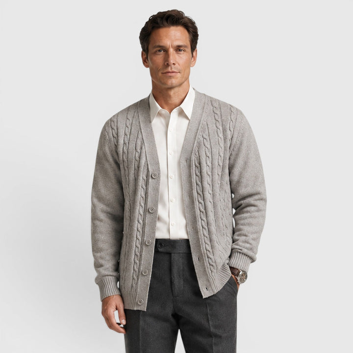 Sander | Herren Cardigan mit Knopfleiste