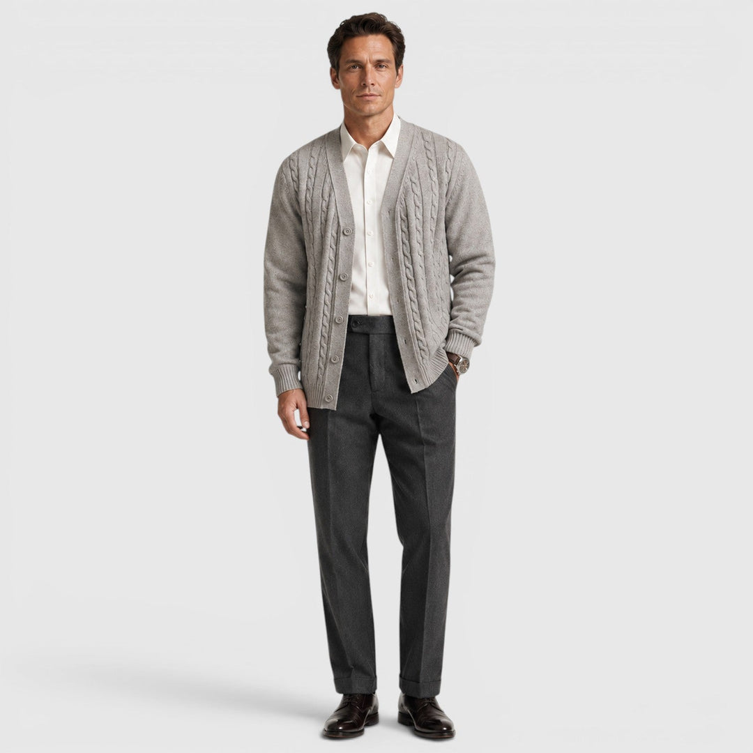 Sander | Herren Cardigan mit Knopfleiste